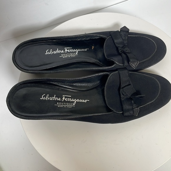 Salvatore Ferragamo black mules size 6.5 B - Picture 5 of 12